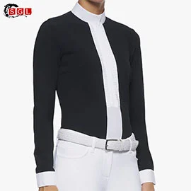 womens long sleeved pleated shirt2