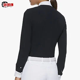 womens long sleeved pleated shirt3