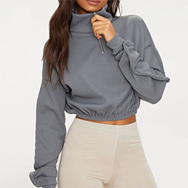 Hooded Zip Up Sweatshirt