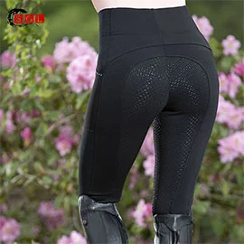 hkm mesh silicone full seat riding tights 2
