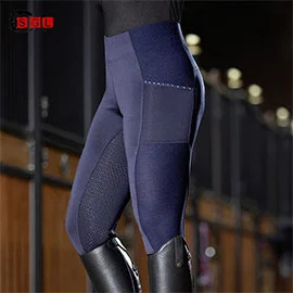 hkm mesh silicone full seat riding tights 3