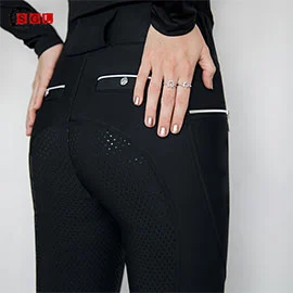 kylie   black silver leggings full seat silicon1