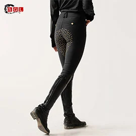 nellie black bling gold breeches  pomme