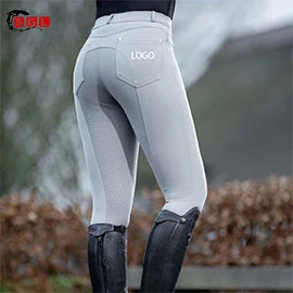 riding breeches 5 pockets style silicone full seat1