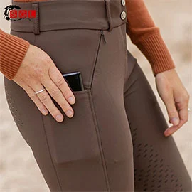 riding breeches dressage elite mid brown  equestri2