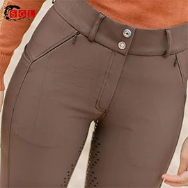 riding breeches dressage elite mid brown  equestri3